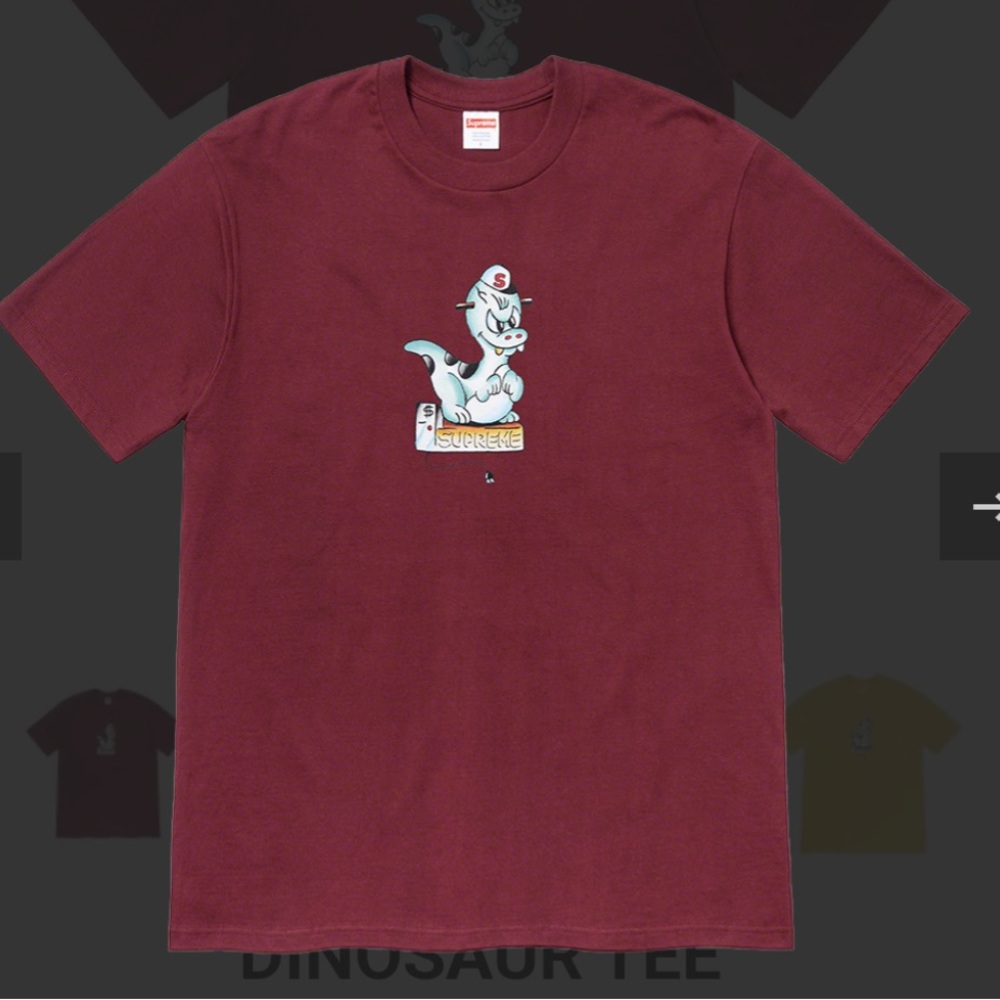 NWT Supreme Dinosaur Tee Shirt